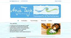 Desktop Screenshot of anjatroje.com